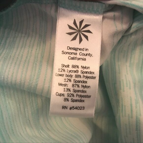 Athleta Stride Crunch & Punch Tank Top Mint Green S - Picture 6 of 6